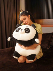 Playful Panda Cuddle Pillow - Cute Baby Panda Bed and Sofa Pillow
