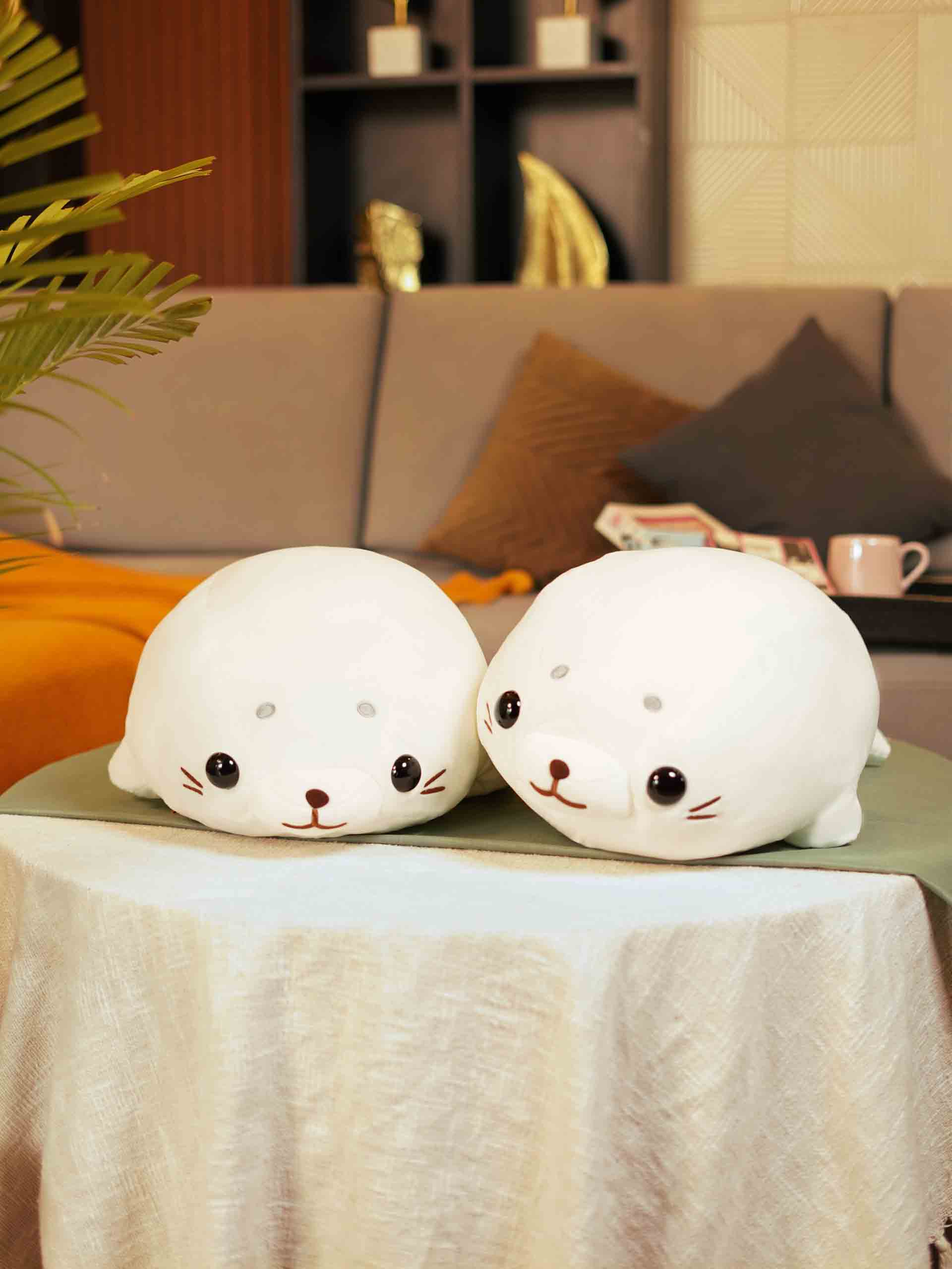 Adorable Roly-Poly Sea Lion Cuddle Pillow - Super Soft Nap Pillow Living Room Sofa Decor