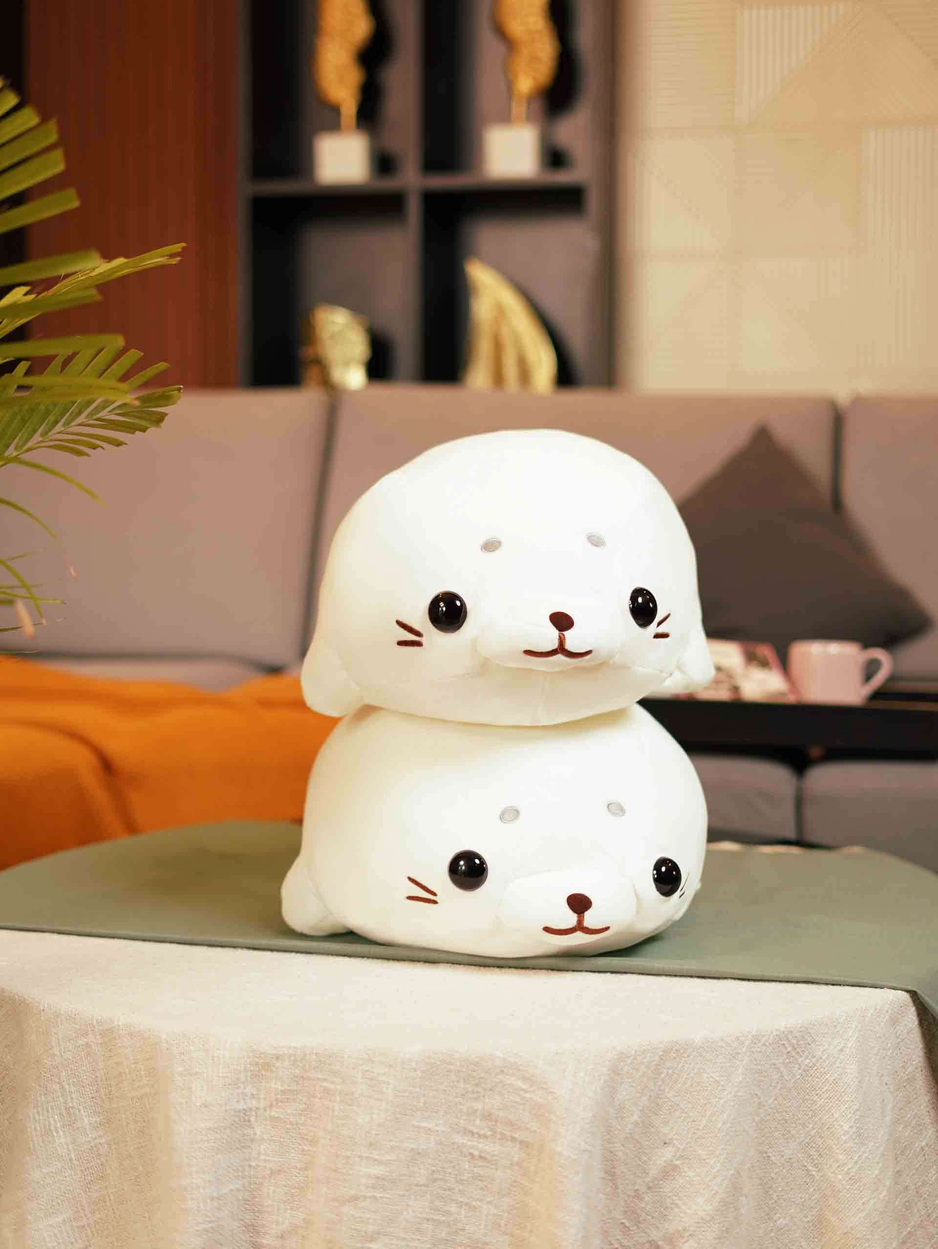 Adorable Roly-Poly Sea Lion Cuddle Pillow - Super Soft Nap Pillow Living Room Sofa Decor