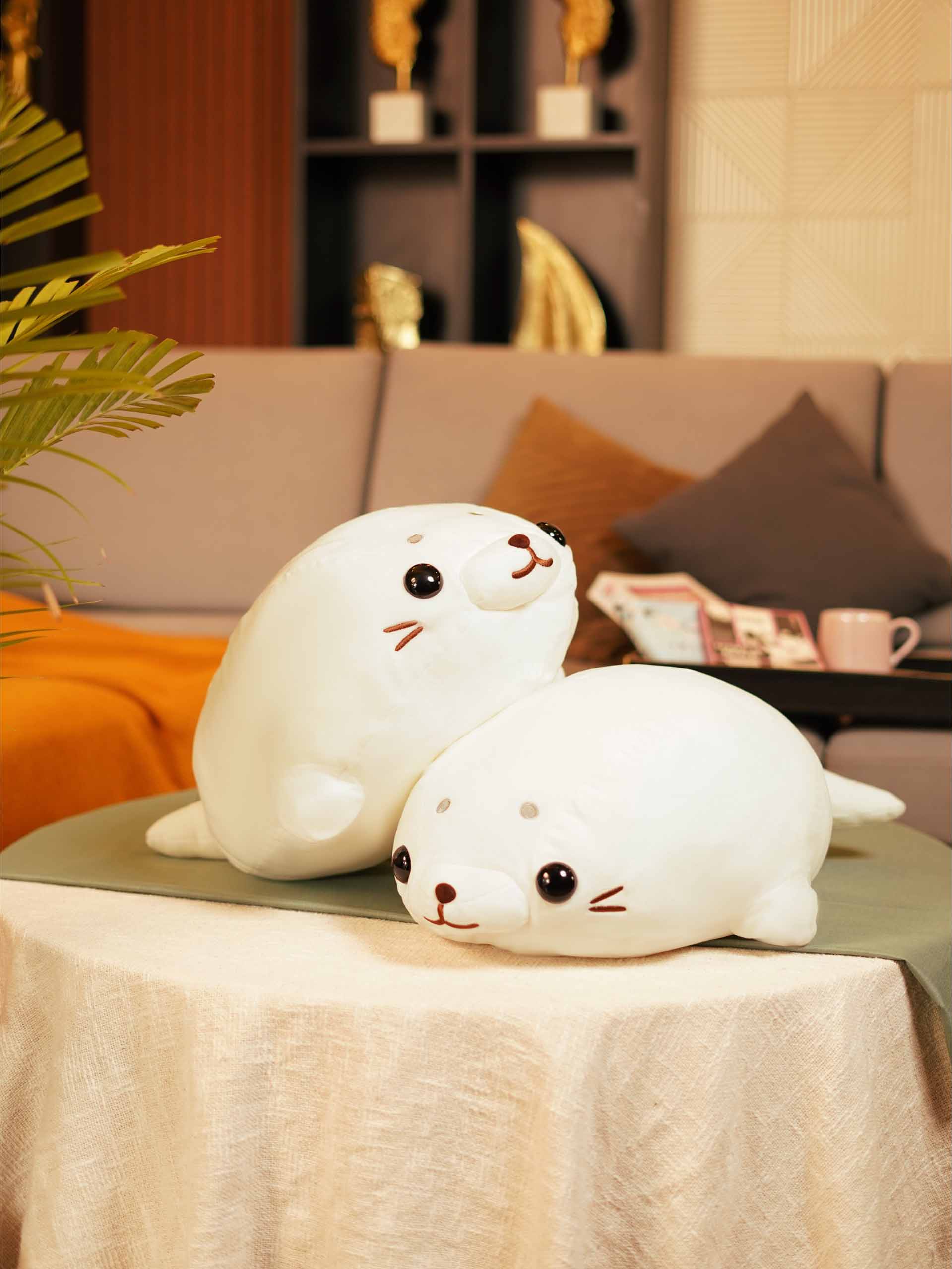 Adorable Roly-Poly Sea Lion Cuddle Pillow - Super Soft Nap Pillow Living Room Sofa Decor Secondary image