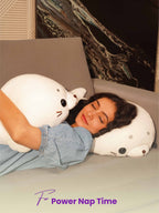 Adorable Roly-Poly Sea Lion Cuddle Pillow - Super Soft Nap Pillow Living Room Sofa Decor