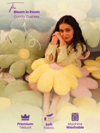 Bloom in Room Flowery Comfy Cushies - Cute Chair Cushion Soft Floor Mat Colorful Living Rooms Decor