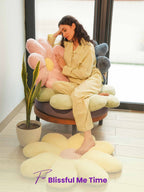 Bloom in Room Flowery Comfy Cushies - Cute Chair Cushion Soft Floor Mat Colorful Living Rooms Decor