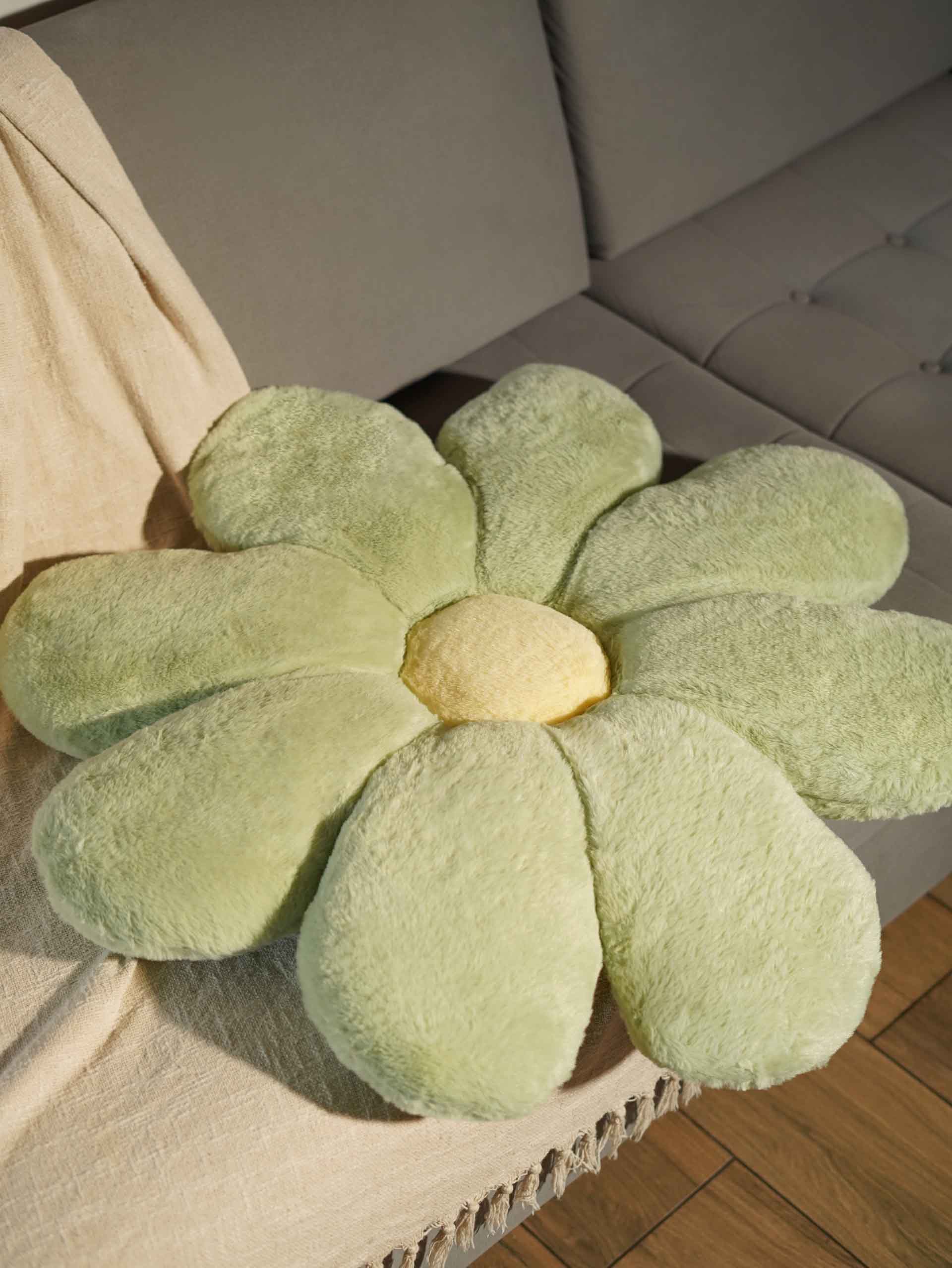 Bloom in Room Flowery Comfy Cushies - Cute Chair Cushion Soft Floor Mat Colorful Living Rooms Decor