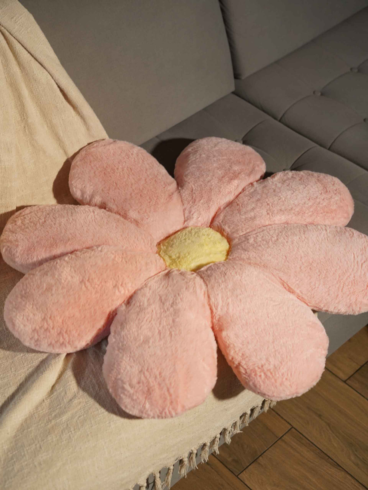 Bloom in Room Flowery Comfy Cushies - Cute Chair Cushion Soft Floor Mat Colorful Living Rooms Decor