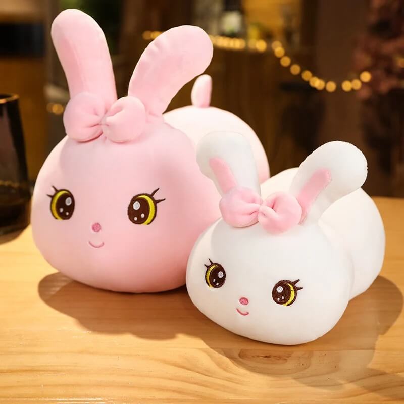 Breezy Bunny Cuddle Pillow - Sweet & Soft Cushion Unique Room Decor