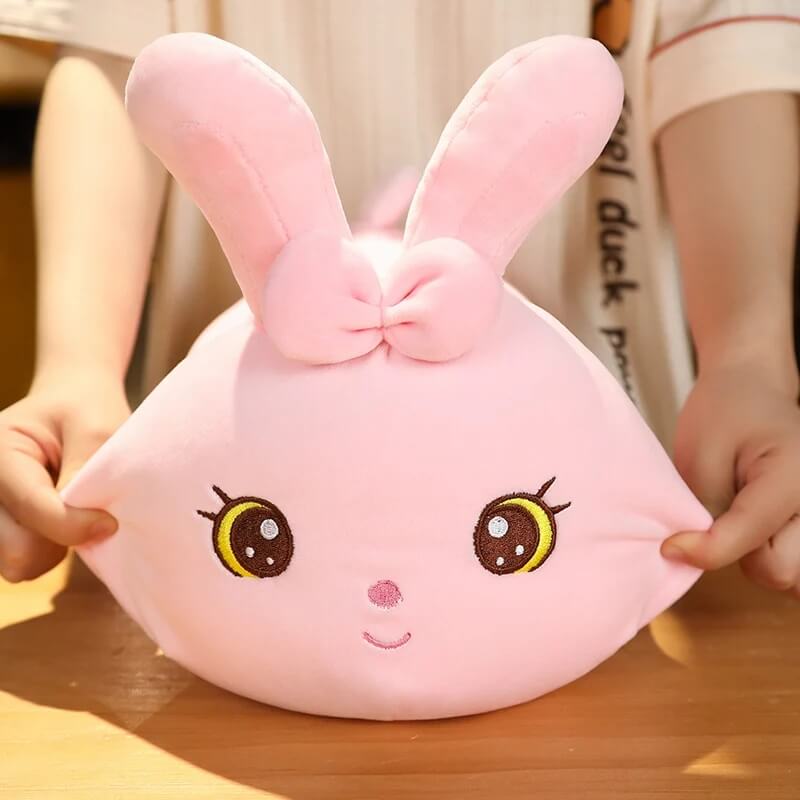 Breezy Bunny Cuddle Pillow - Sweet & Soft Cushion Unique Room Decor