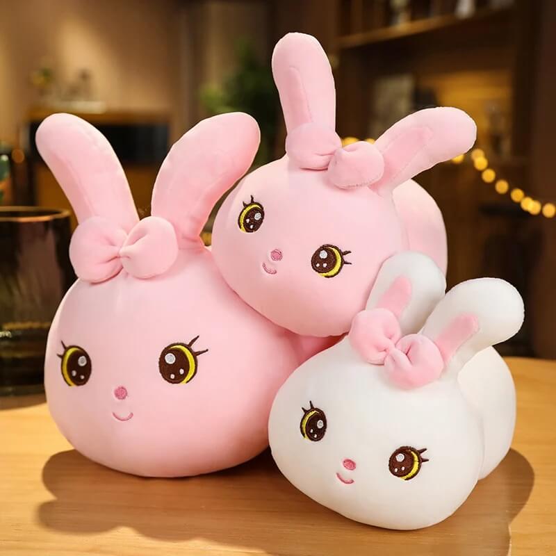 Breezy Bunny Cuddle Pillow - Sweet & Soft Cushion Unique Room Decor