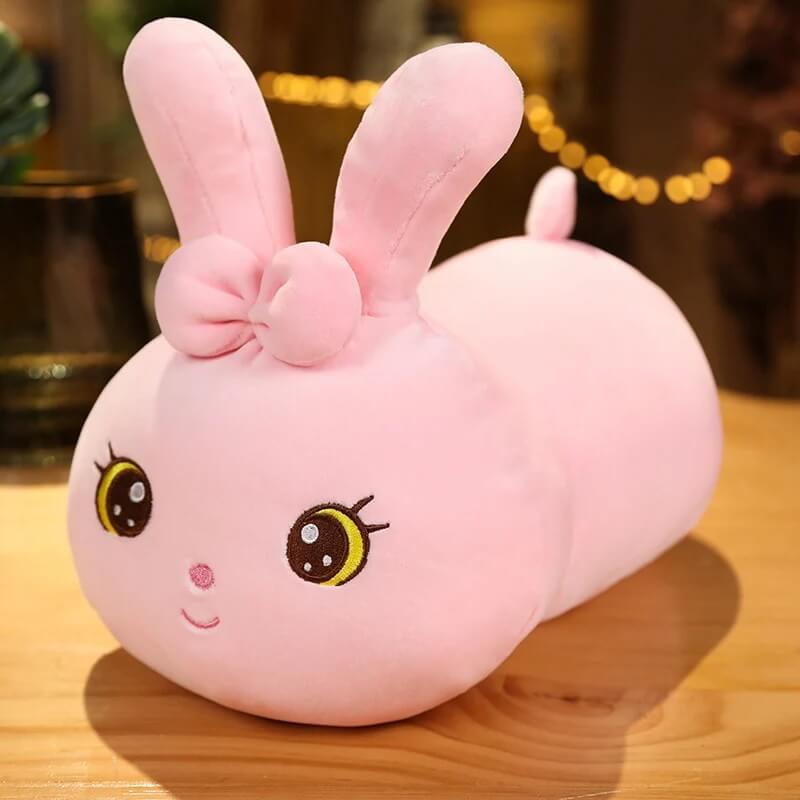 Breezy Bunny Cuddle Pillow - Sweet & Soft Cushion Unique Room Decor