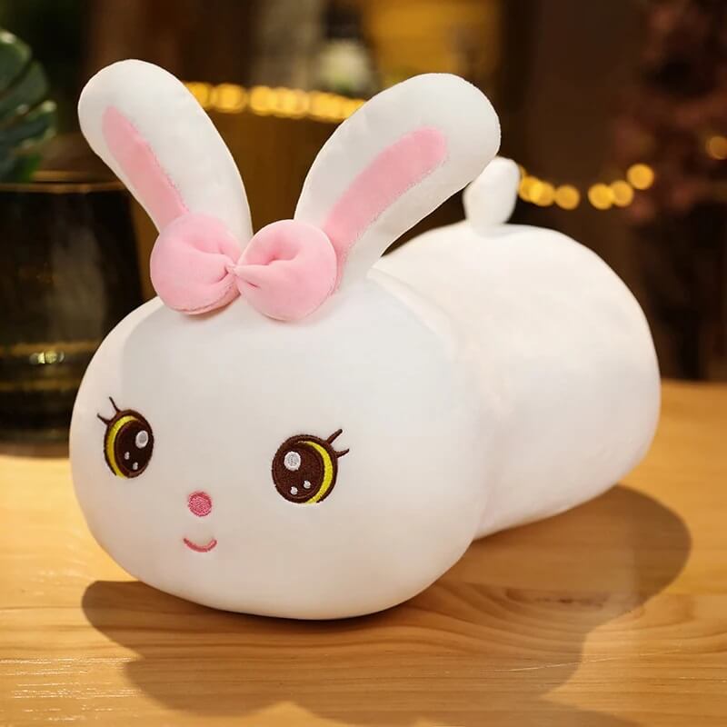 Breezy Bunny Cuddle Pillow - Sweet & Soft Cushion Unique Room Decor