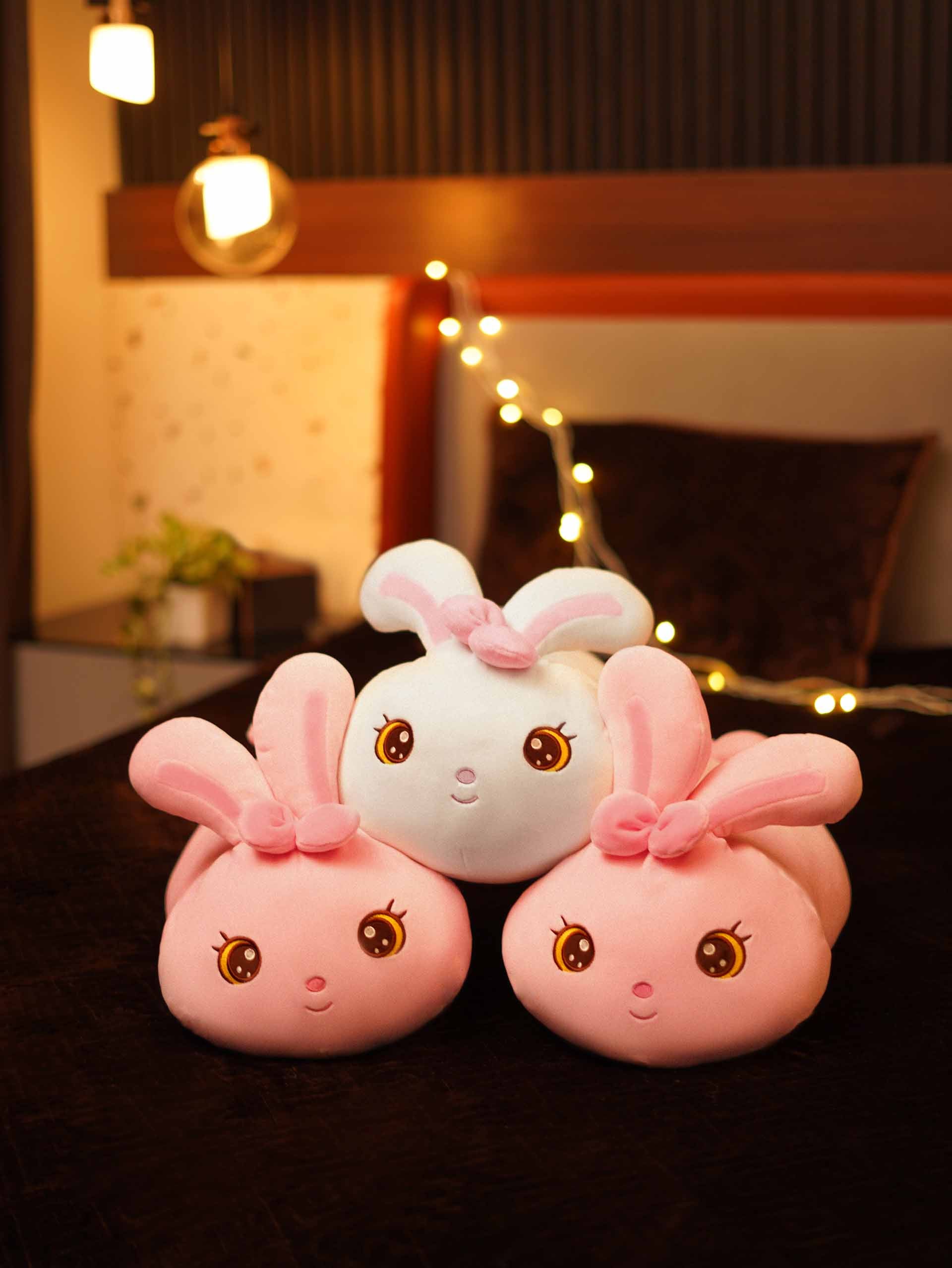 Breezy Bunny Cuddle Pillow - Sweet & Soft Cushion Unique Room Decor Secondary image