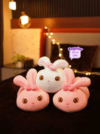 Breezy Bunny Cuddle Pillow - Sweet & Soft Cushion Unique Room Decor
