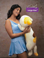 Blissfully Beaming Cutie Cat Cuddle Pillow - Cozy Corner Sleeptime Hug Pillow Room Decor