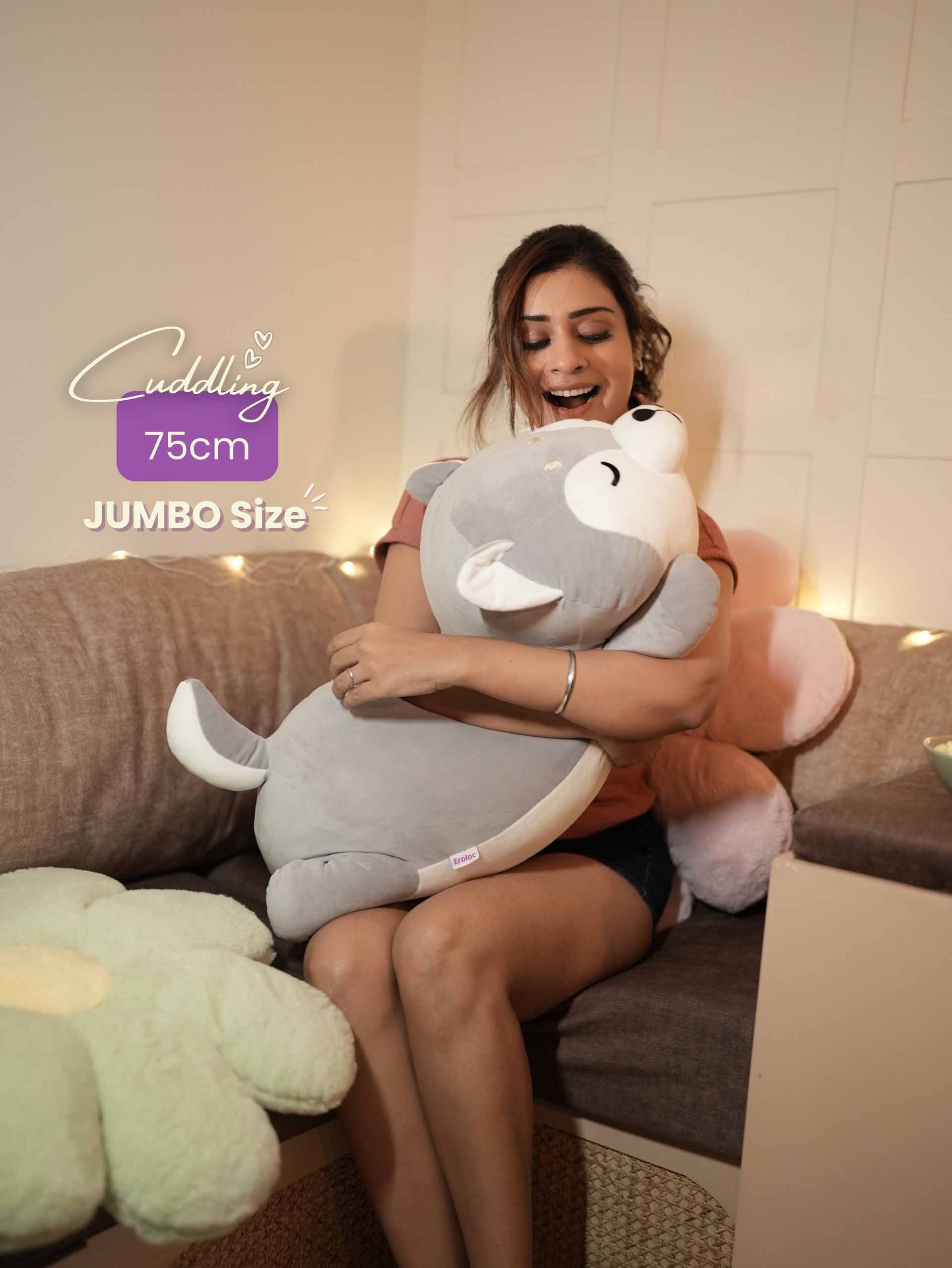 Dozy Dog Cuddle Pillow - Cute Home Decor Sofa Cushion Secondary image