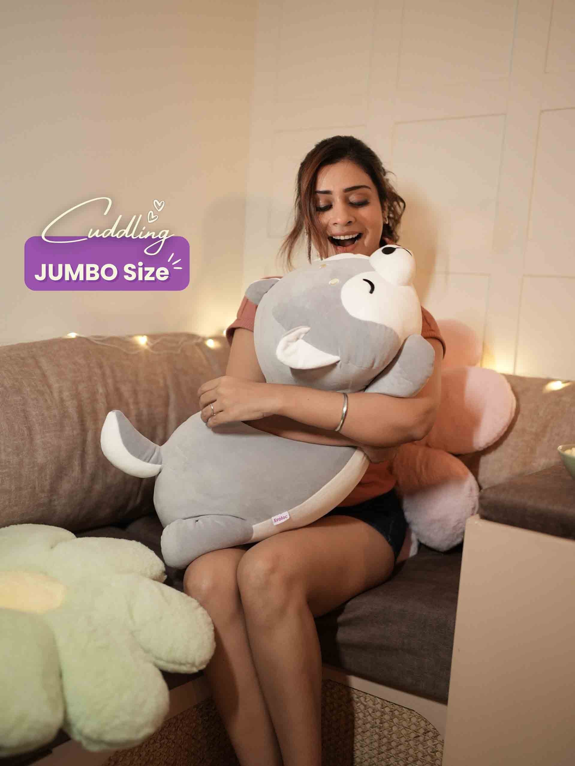 Dozy Dog Cuddle Pillow - Cute Home Decor Sofa Cushion Secondary image