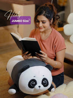 Playful Panda Cuddle Pillow - Cute Baby Panda Bed and Sofa Pillow