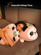 Chubby & Peachy Panda Cuddle Pillow - Cute & Soft Sleeping Pillow Room Decor