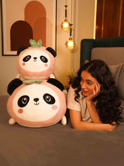 Chubby & Peachy Panda Cuddle Pillow - Cute & Soft Sleeping Pillow Room Decor