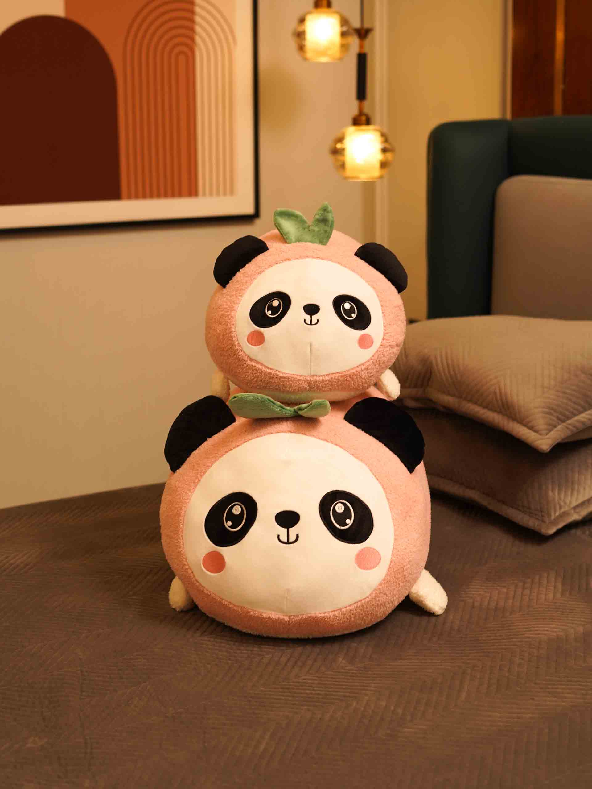 Chubby & Peachy Panda Cuddle Pillow - Cute & Soft Sleeping Pillow Room Decor