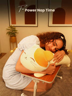 Blissfully Beaming Cutie Cat Cuddle Pillow - Cozy Corner Sleeptime Hug Pillow Room Decor