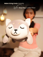Dozy Dog Cuddle Pillow - Cute Home Decor Sofa Cushion