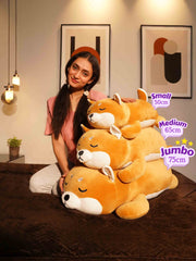 Dozy Dog Cuddle Pillow - Cute Home Decor Sofa Cushion