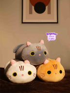 Kitty Cat Cuddle Pillow - Cylindrical Long Bedside Cute Nap Pillow for Sofa
