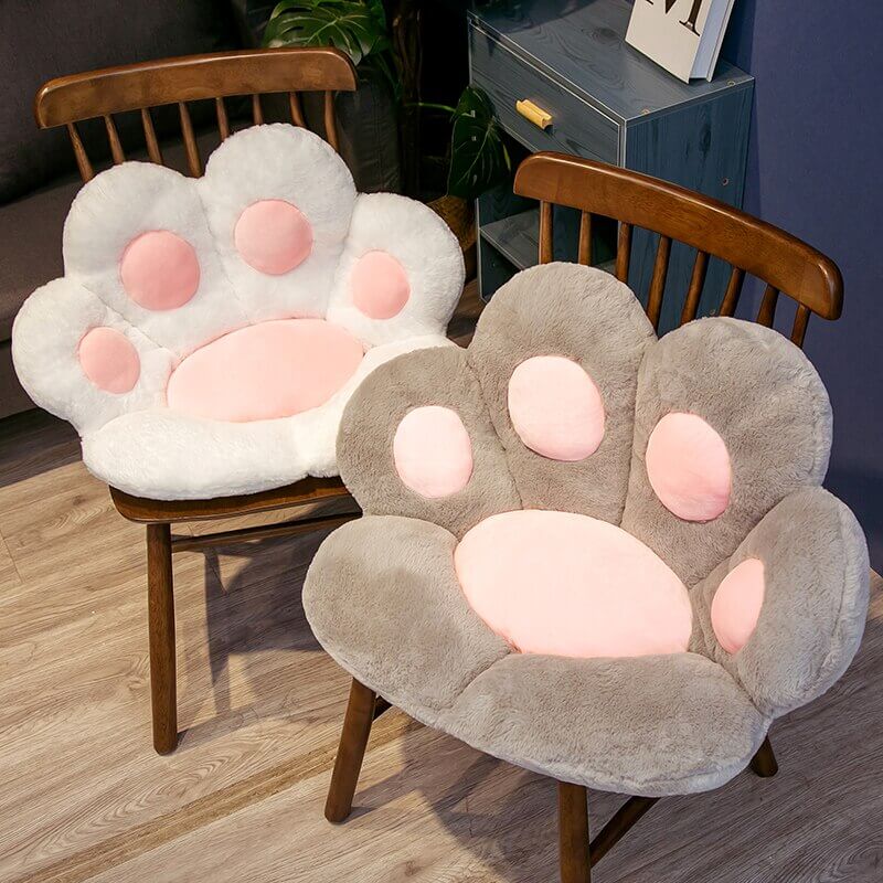 Lighty Mighty Paw Comfy Cushies - Soft Cat Paw Pillow Chair Cushion Home Decor Items