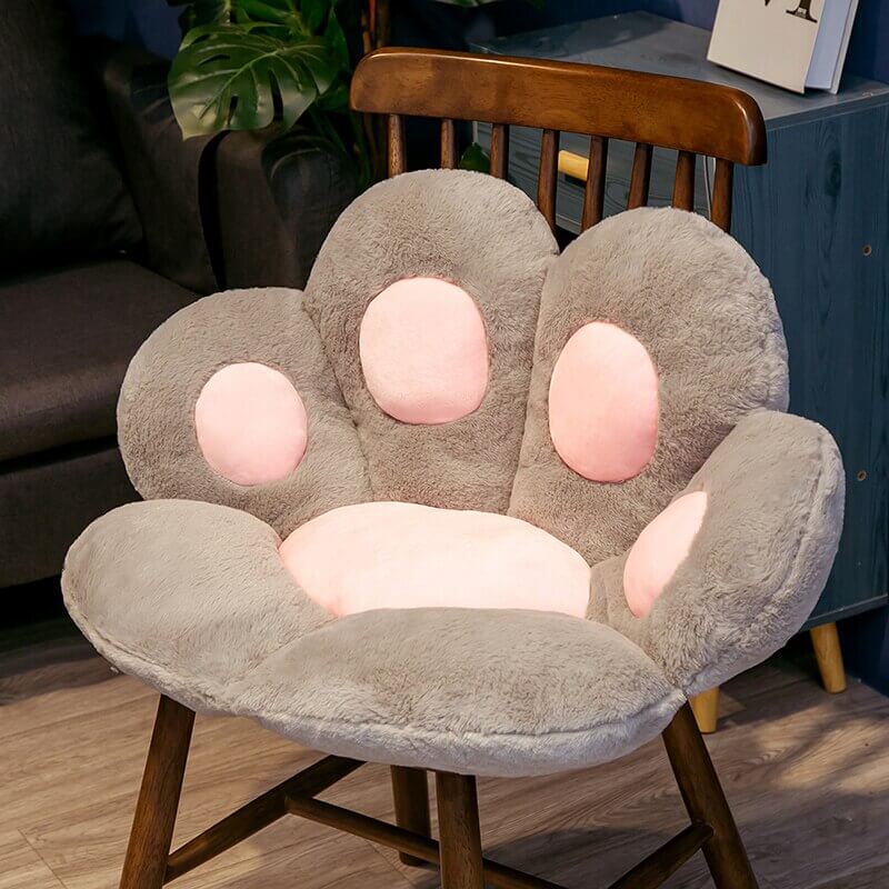 Lighty Mighty Paw Comfy Cushies - Soft Cat Paw Pillow Chair Cushion Home Decor Items