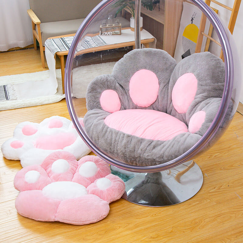 Lighty Mighty Paw Comfy Cushies - Soft Cat Paw Pillow Chair Cushion Home Decor Items