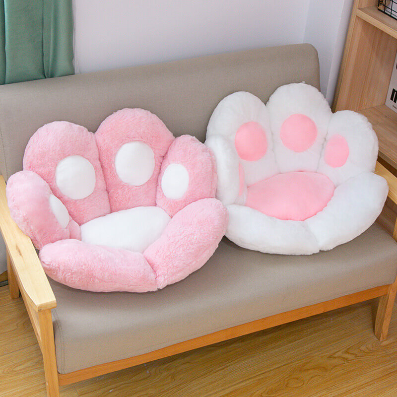 Lighty Mighty Paw Comfy Cushies - Soft Cat Paw Pillow Chair Cushion Home Decor Items