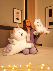 Mystic Unicorn Cuddle Pillow - Cute Couch Pillow Living Room Home Decor