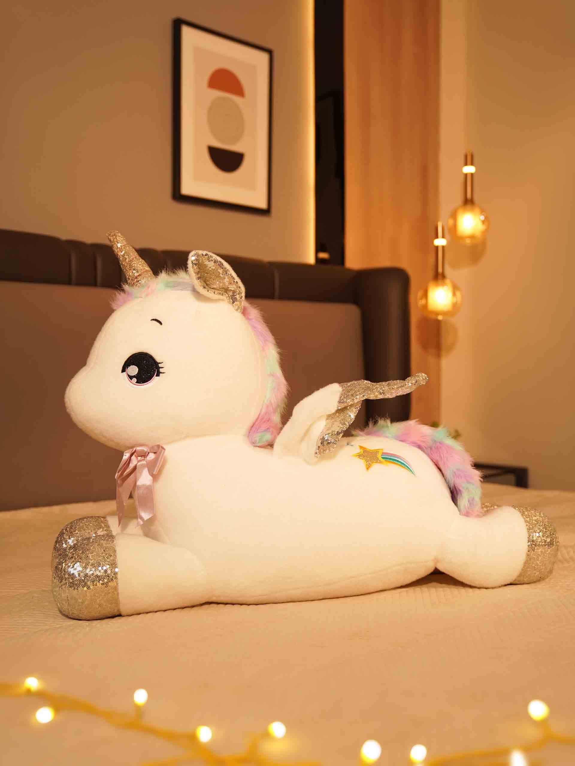 Mystic Unicorn Cuddle Pillow - Cute Couch Pillow Living Room Home Decor