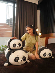 Playful Panda Cuddle Pillow - Cute Baby Panda Bed and Sofa Cushion Home Decor