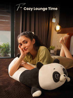 Playful Panda Cuddle Pillow - Cute Baby Panda Bed and Sofa Pillow