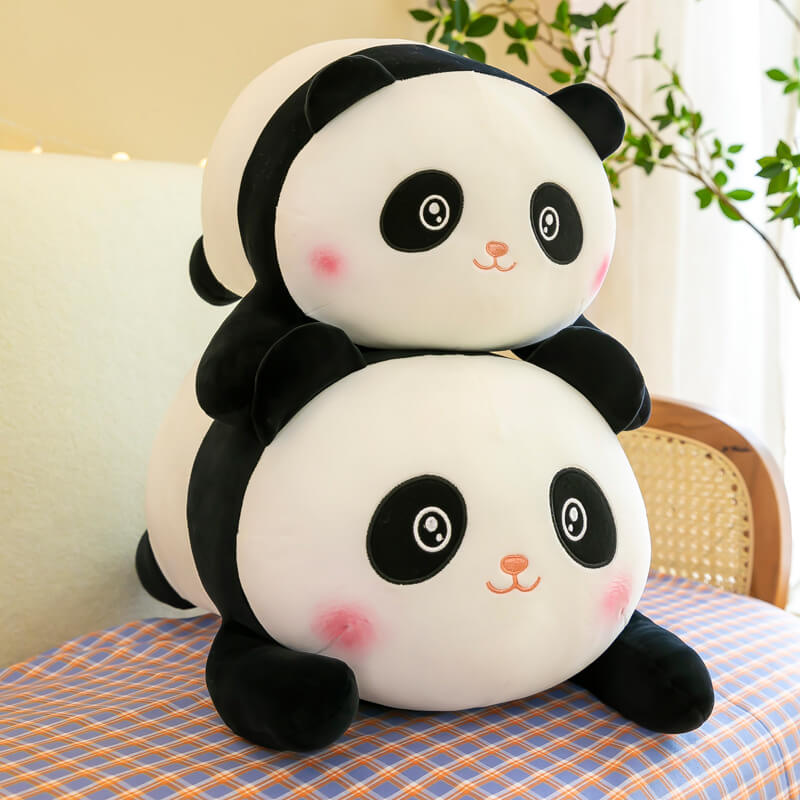 Snuggle Seeker Panda Cuddle Pillow - Cute Panda Bed Cushion Home Decor