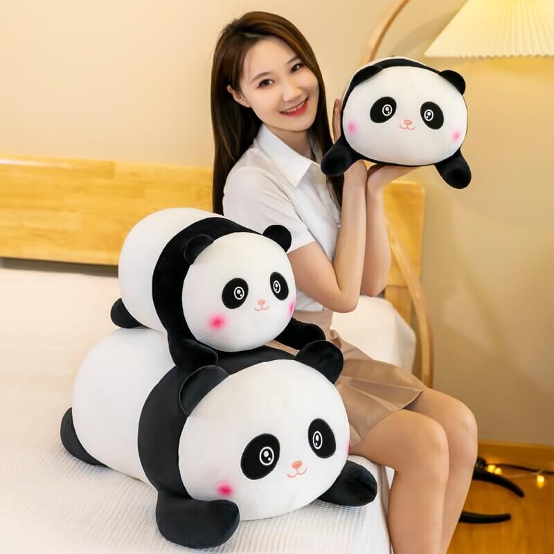 Snuggle Seeker Panda Cuddle Pillow - Cute Panda Bed Cushion Home Decor