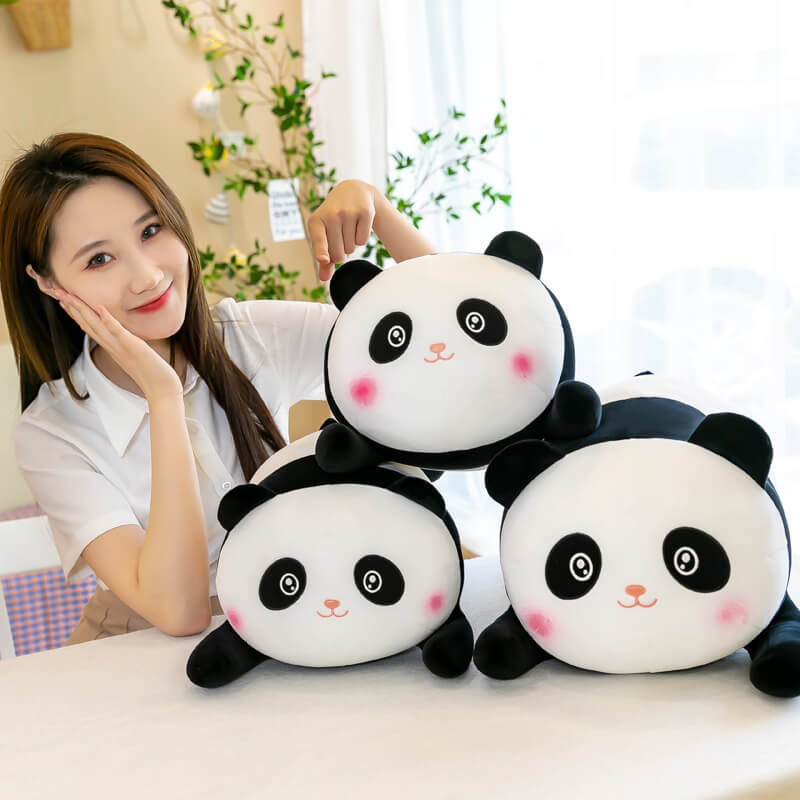 Snuggle Seeker Panda Cuddle Pillow - Cute Panda Bed Cushion Home Decor