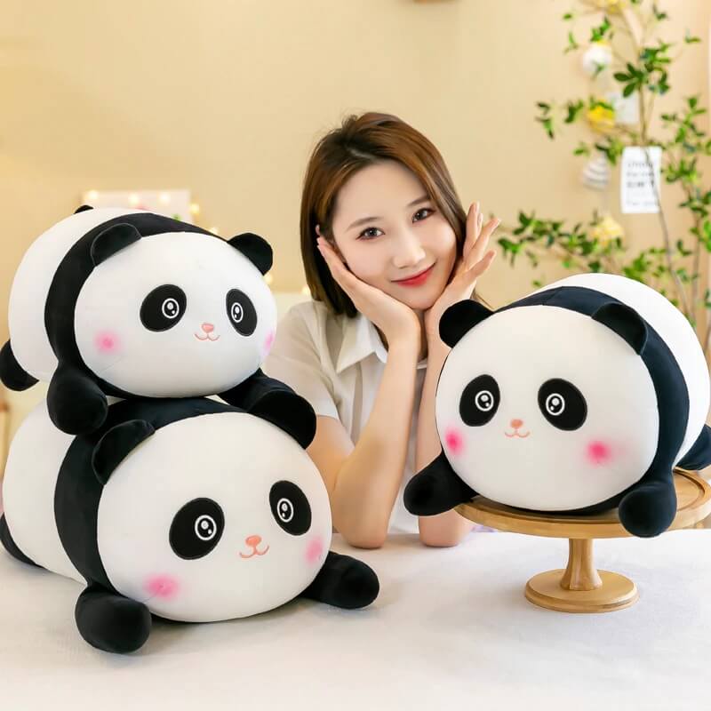 Snuggle Seeker Panda Cuddle Pillow - Cute Panda Bed Cushion Home Decor