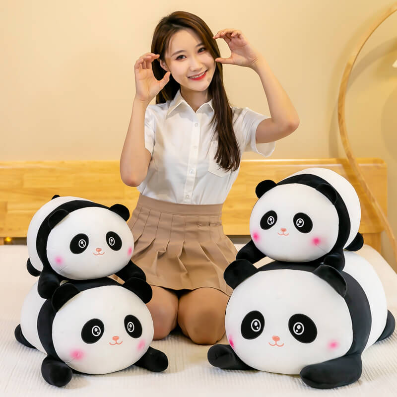 Snuggle Seeker Panda Cuddle Pillow - Cute Panda Bed Cushion Home Decor