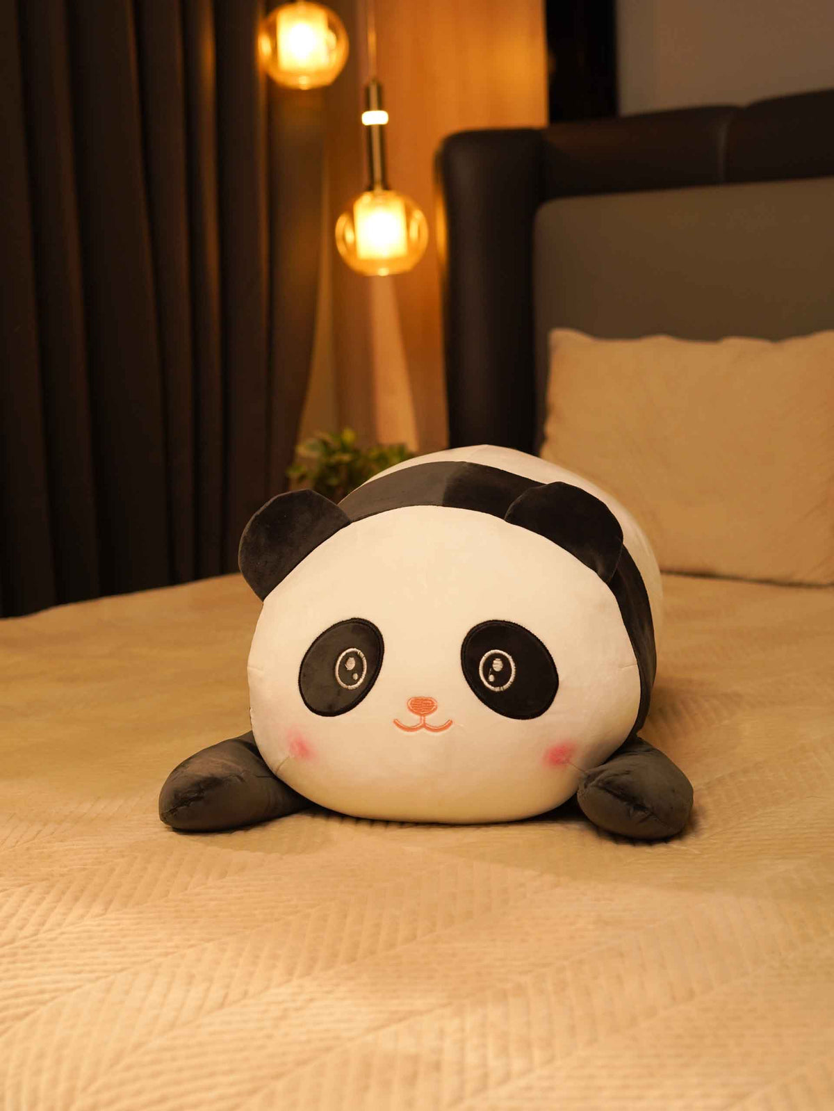 Snuggle Seeker Panda Cuddle Pillow - Cute Panda Bed Cushion Home Decor