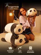 Snuggle Seeker Panda Cuddle Pillow - Cute Panda Bed Cushion Home Decor