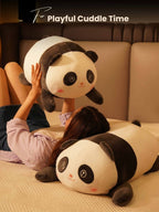 Snuggle Seeker Panda Cuddle Pillow - Cute Panda Bed Cushion Home Decor