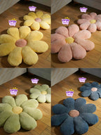 Bloom in Room Flowery Comfy Cushies - Cute Chair Cushion Soft Floor Mat Colorful Living Rooms Decor