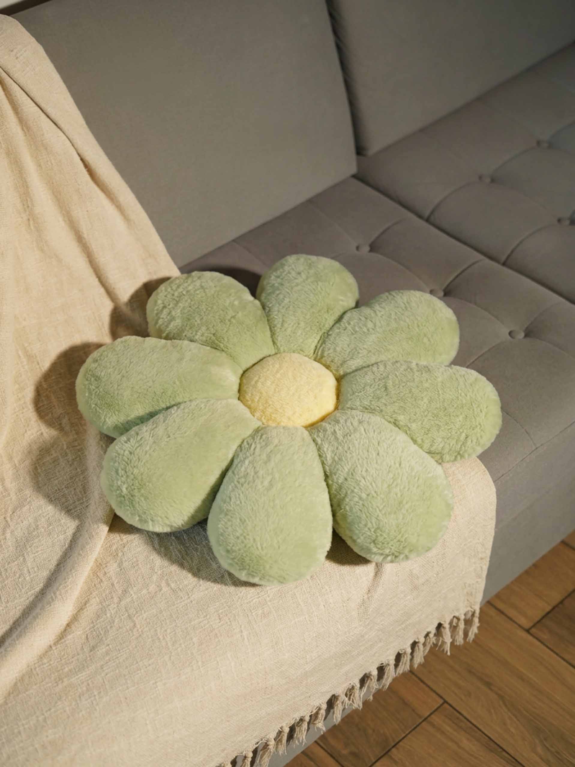 Bloom in Room Flowery Comfy Cushies - Cute Chair Cushion Soft Floor Mat Colorful Living Rooms Decor