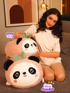 Chubby & Peachy Panda Cuddle Pillow - Cute & Soft Sleeping Pillow Room Decor