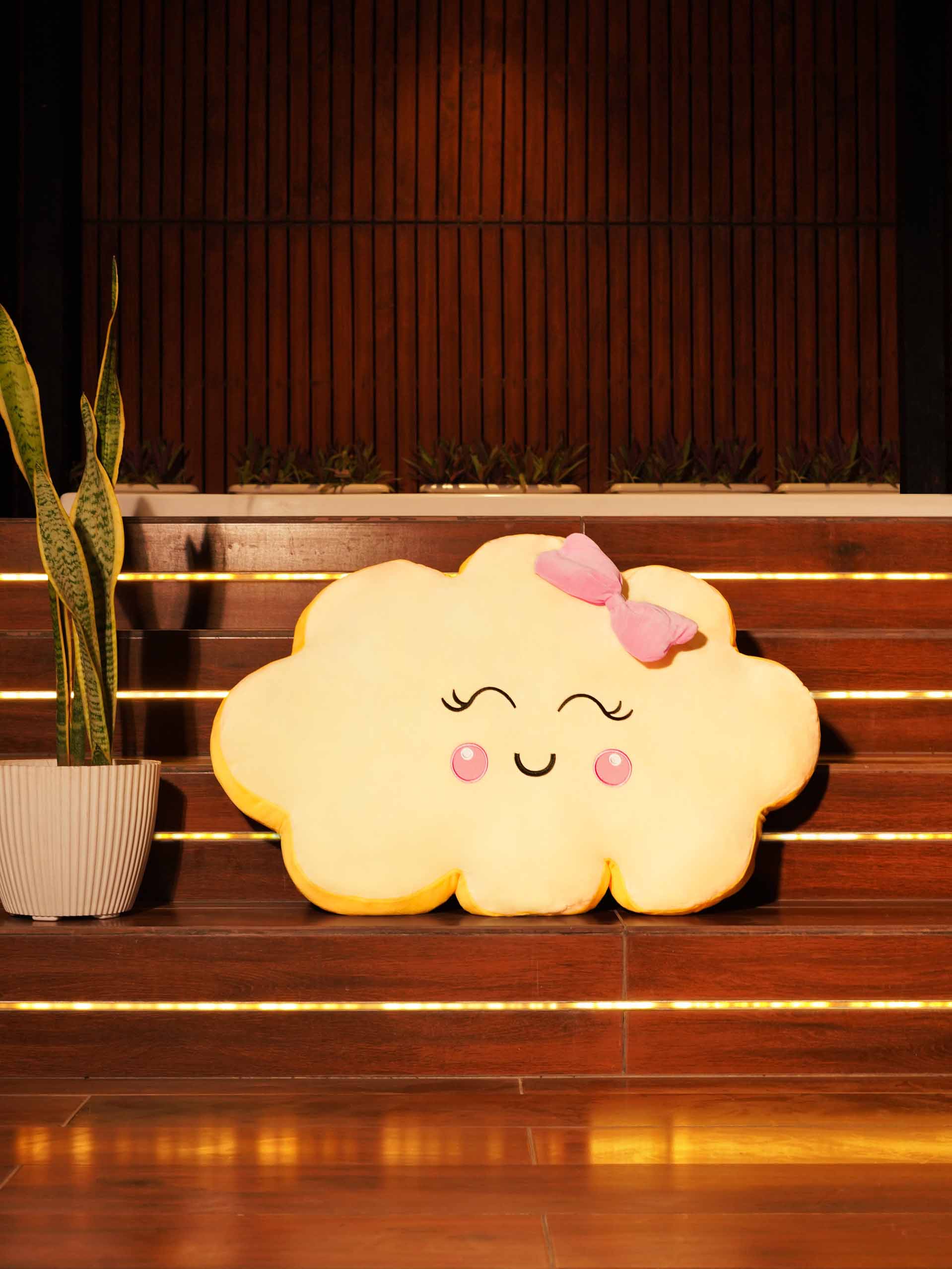 Always on Cloud 9 Comfy Cushies - Cute Soft Back Cushion for House Party