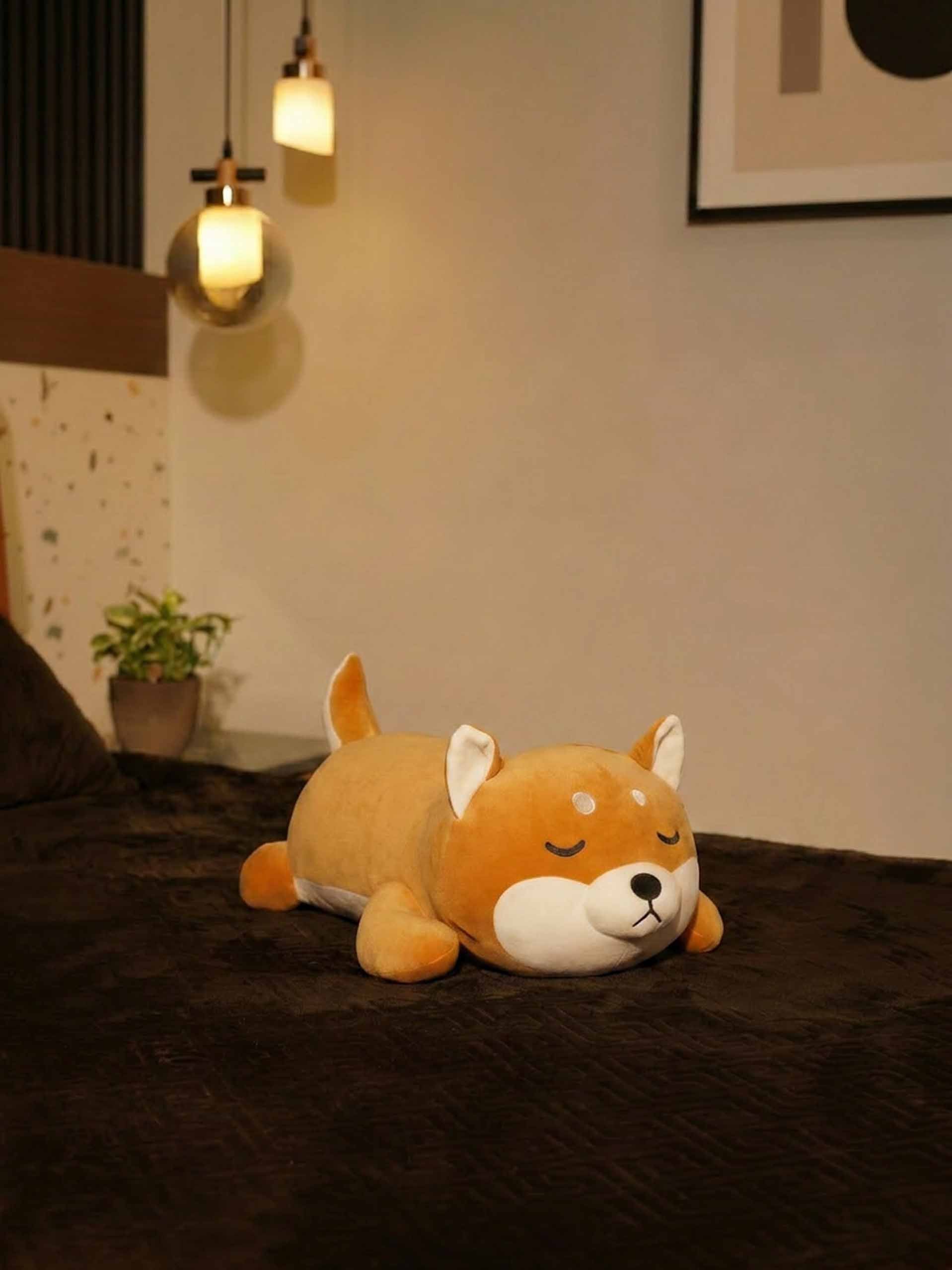 Dozy Dog Cuddle Pillow - Cute Home Decor Sofa Cushion