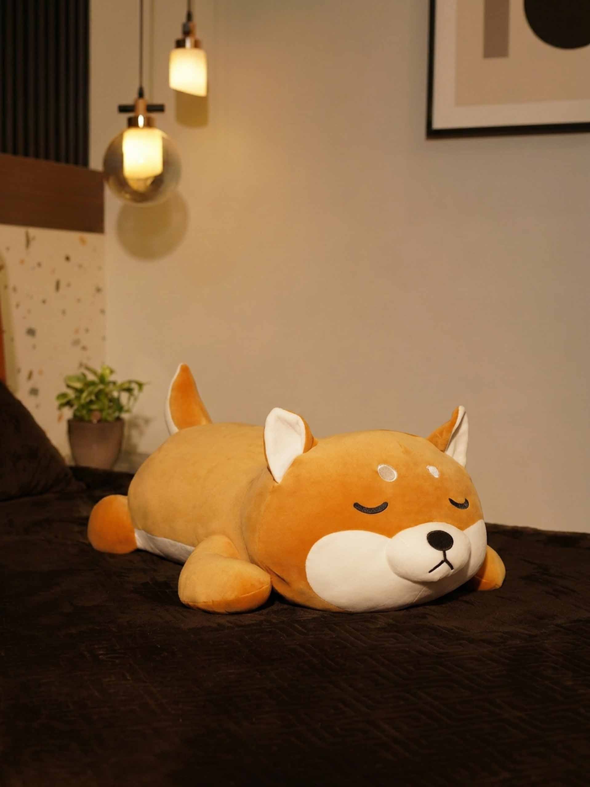 Dozy Dog Cuddle Pillow - Cute Home Decor Sofa Cushion