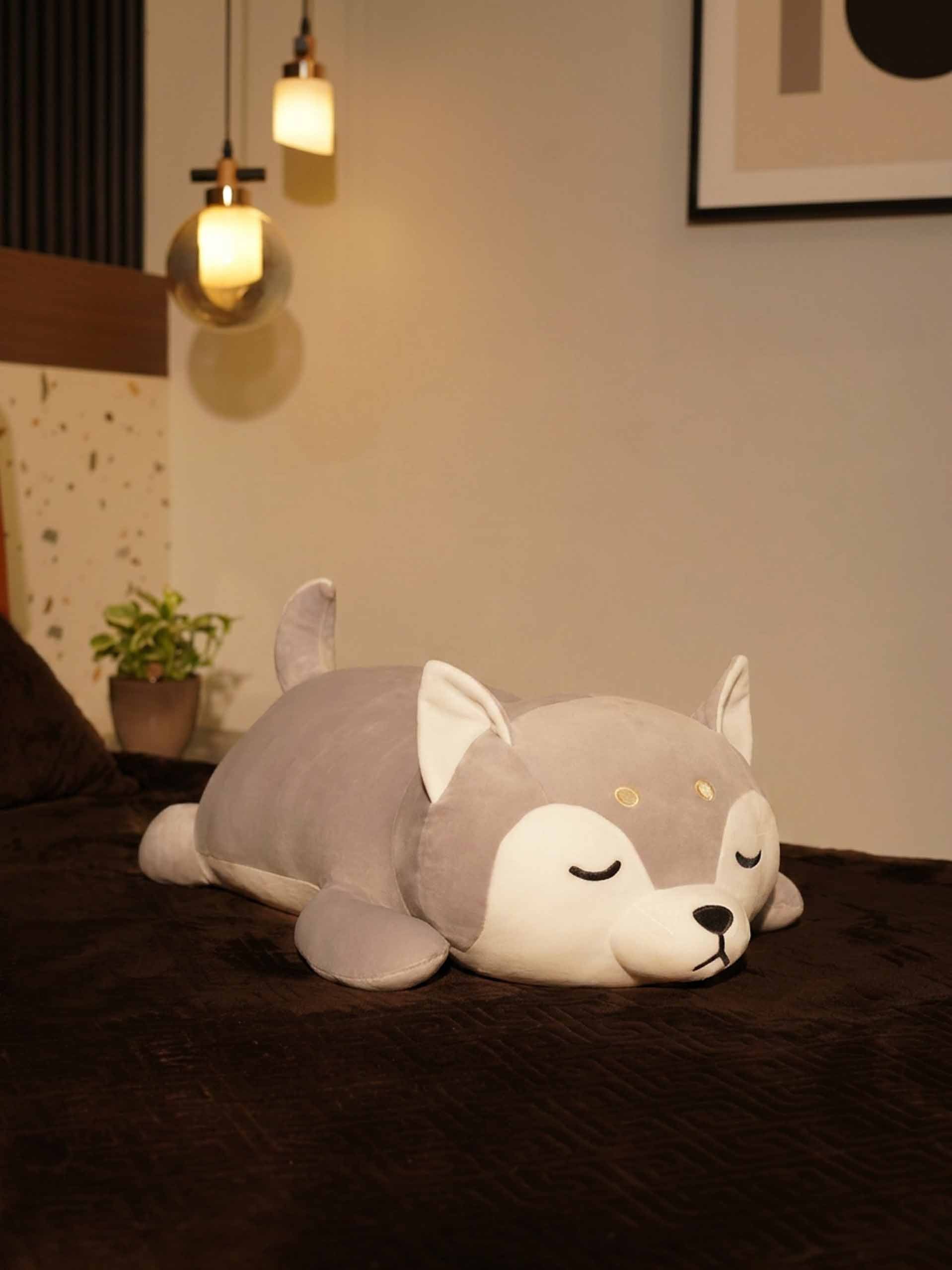 Dozy Dog Cuddle Pillow - Cute Home Decor Sofa Cushion